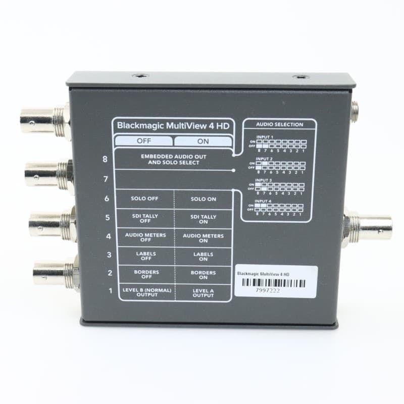 HDL-MULTIP3G/04HD [Blackmagic MultiView 4 HD]