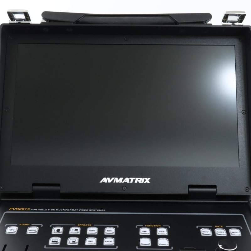 PVS0613 [13.3インチディスプレイ一体型スケーラー搭載6入力ポータブルマルチスイッチャー]