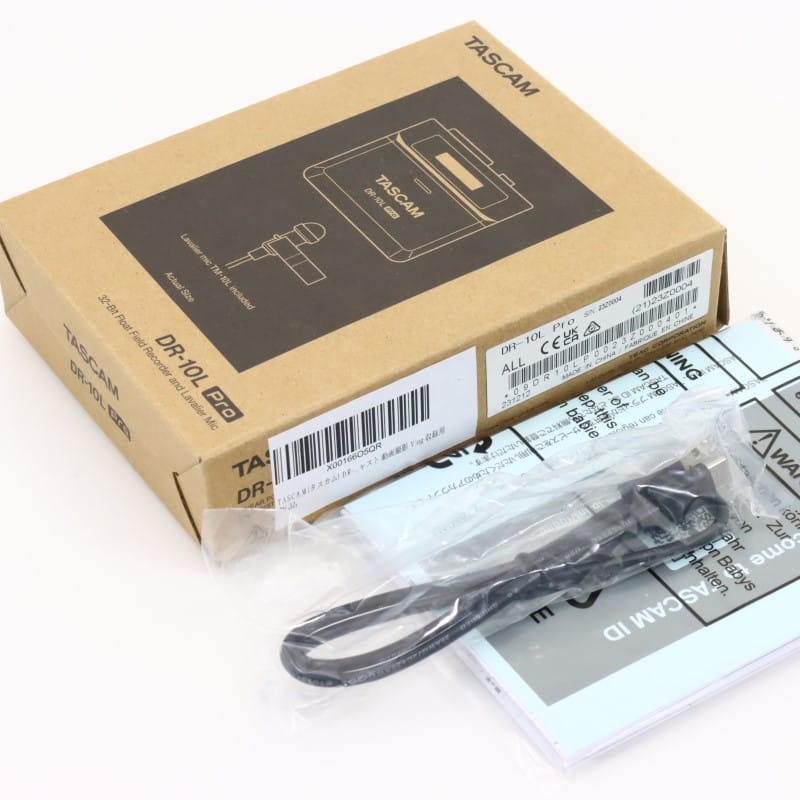 DR-10L Pro [32-Bit Float Field Recorder and Lavalier Mic]