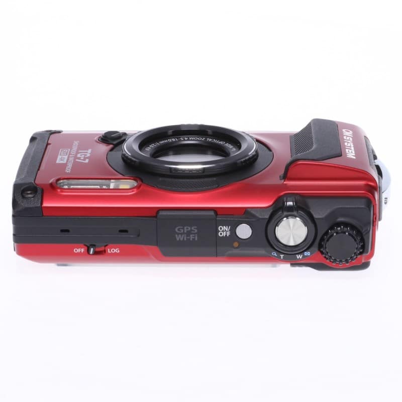 OLYMPUS／OM SYSTEM Tough TG-7 レッド AB+ランク 中古｜フジヤカメラ