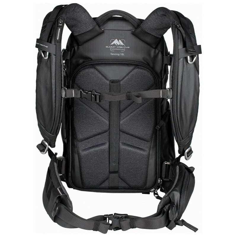 テンジン 18L ジップ バックパック ブラック SUM-TENZING18L-BK