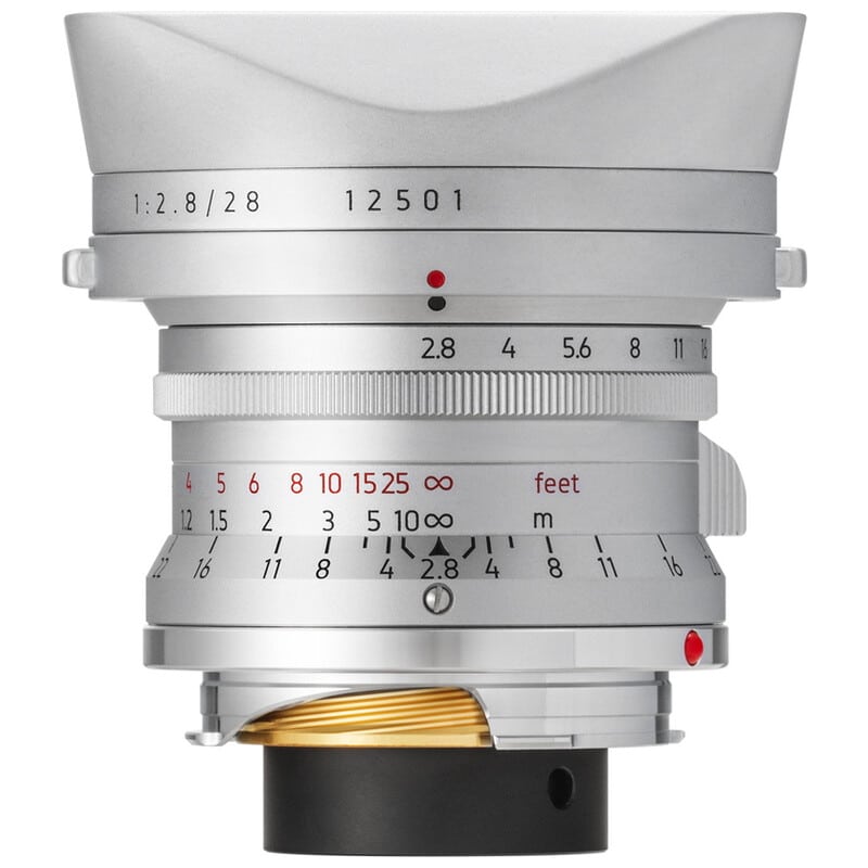M 28mm f/2.8 ライカMマウントシルバー LLL-28M-9E (S)