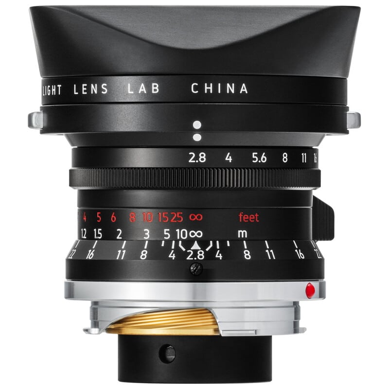 M 28mm f/2.8 ライカMマウントブラックペイント LLL-28M-9E (B)