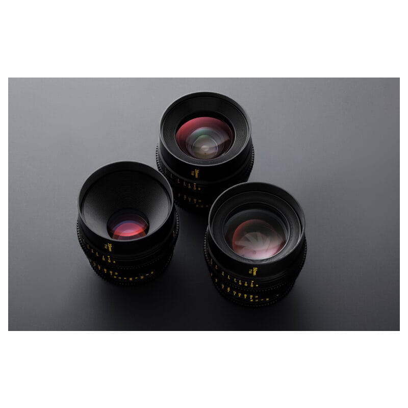 SPEEDMASTER CINEMA 3本セット 20mm T1.0 S35 + 35mm T1.0 S35 + 50mm T1.0 LF ニコンZマウント