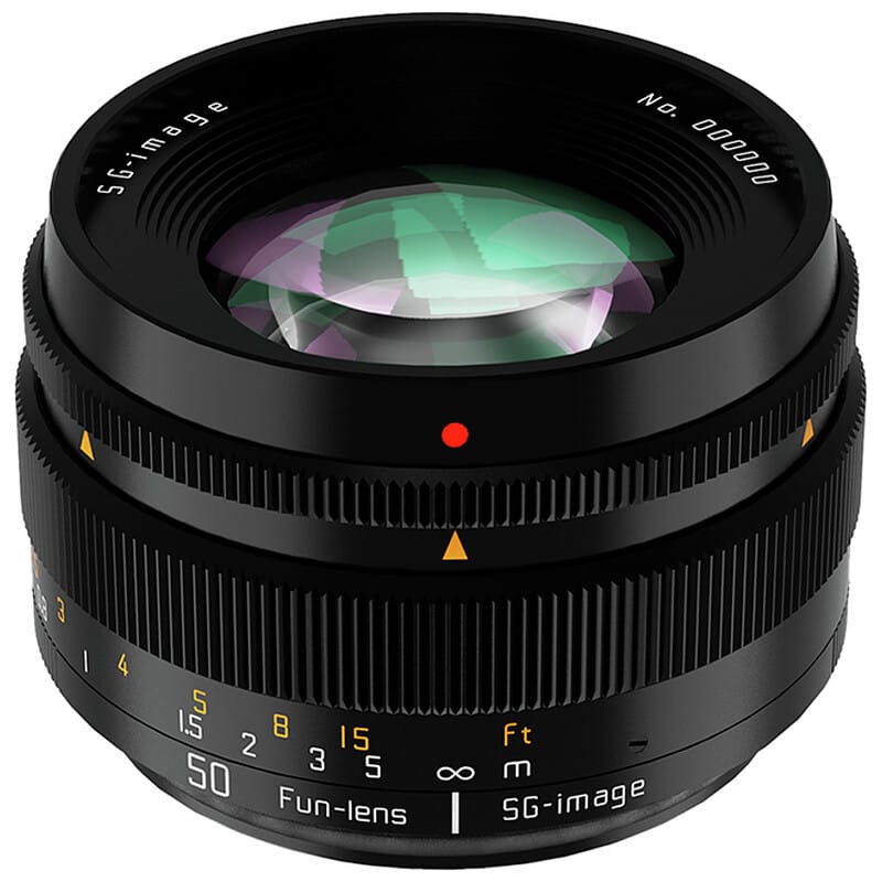 SG-image 50mm F1.8 ファントムレンズ 富士フイルムXマウント