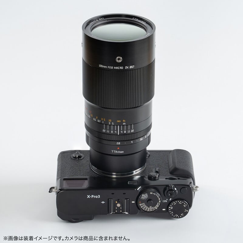 TTArtisan 100mm f/2.8 MACRO 2X ブラック 富士フイルムXマウント TT-100F28M-X