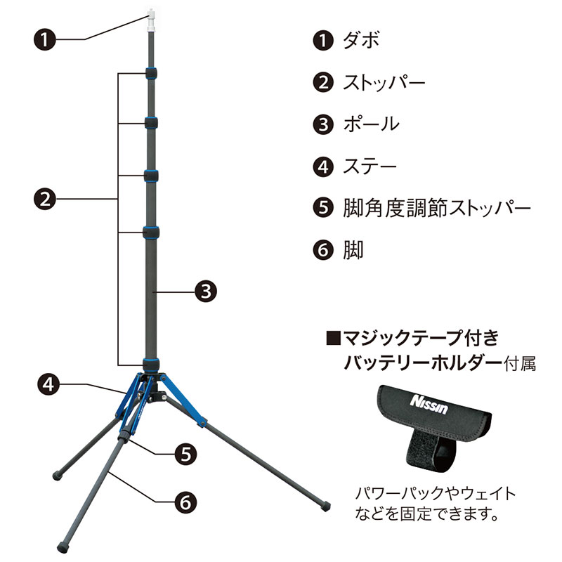 Nissin スーパーライトスタンドEX LS-55C｜フジヤカメラ