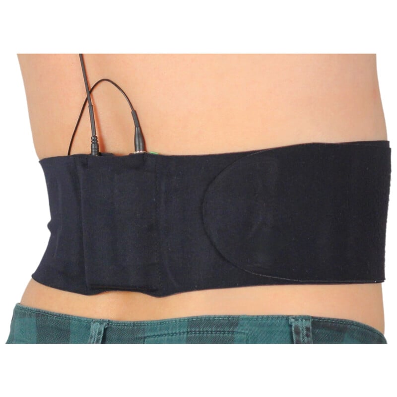 ウエストストラップ ビッグポーチ (Mサイズ) ブラック M-BP-BK