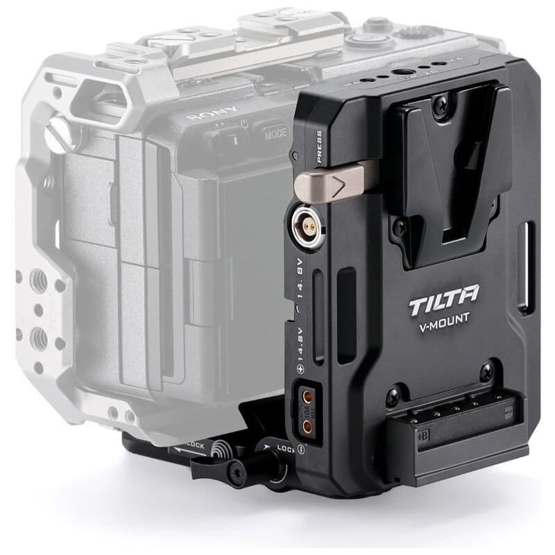 調整式アルカレシーバー付Mini Vマウントバッテリープレート TA-BTP4K-V-B