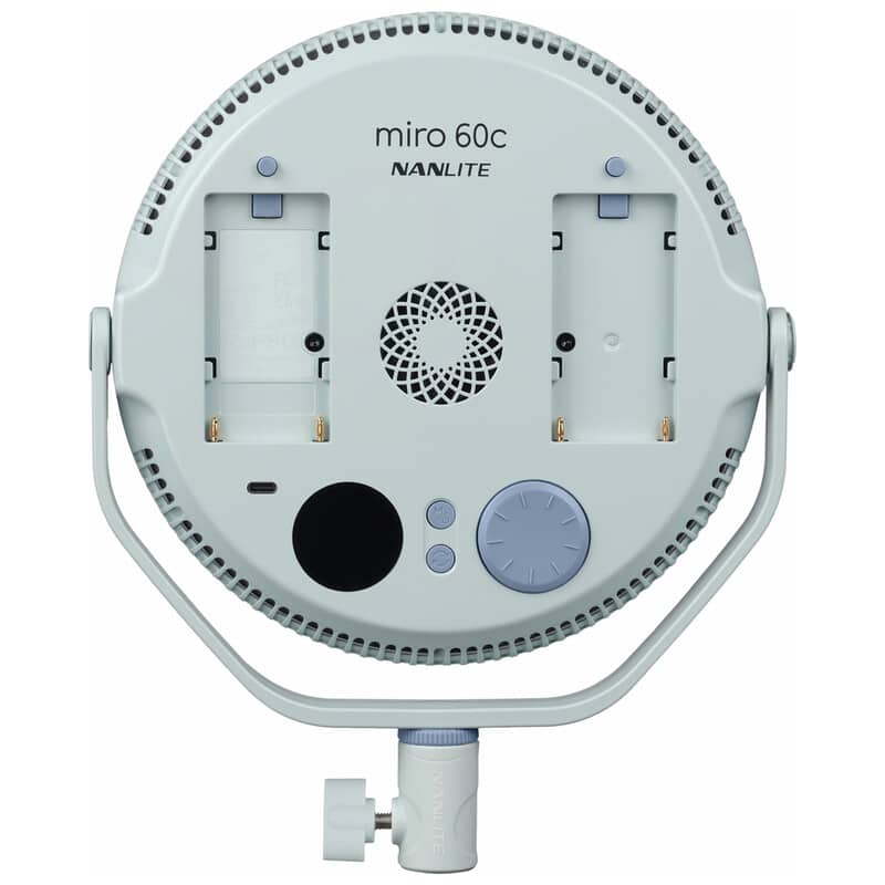 miro 60c フルカラー丸型パネルライト（ミントブルー）