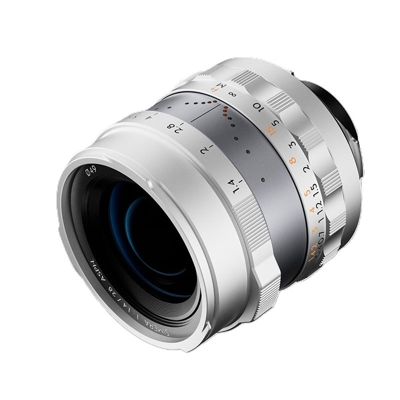 Simera 28mm F1.4 ライカ Mマウント シルバー
