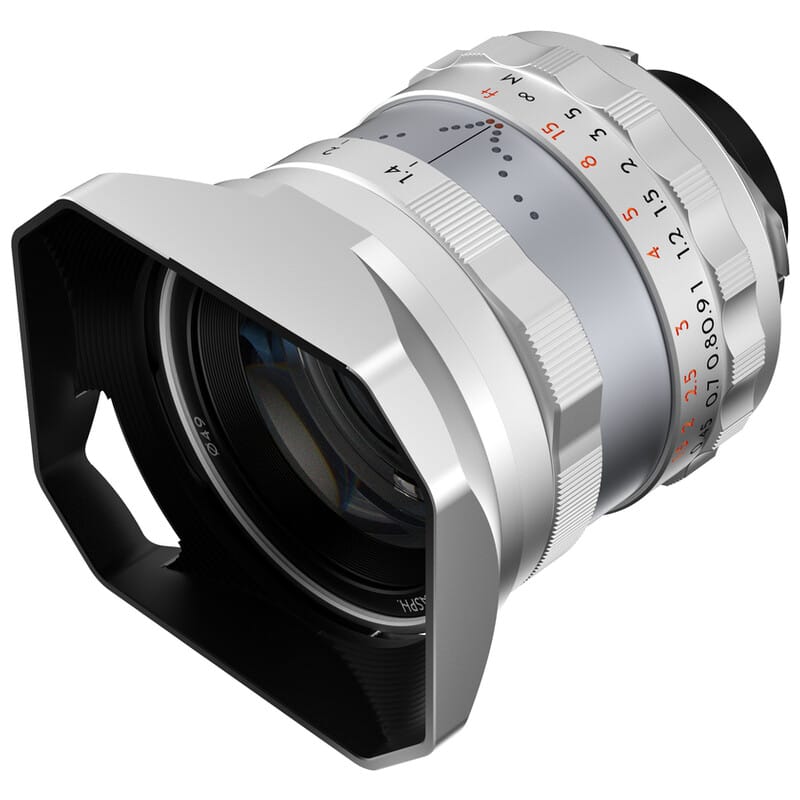 Simera 35mm f1.4 ライカMマウント TypeII シルバー TP-S35MT-SR