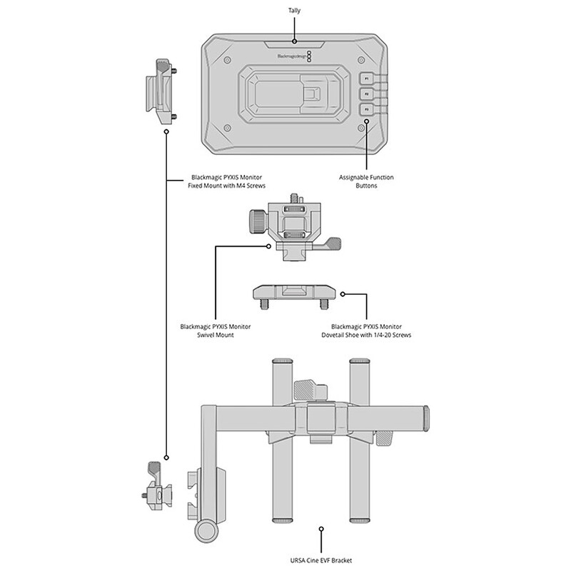 Blackmagic PYXIS Monitor EVF Kit