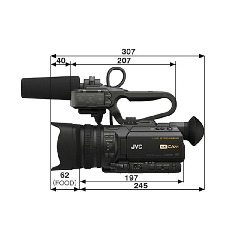 GY-HM280 [4Kメモリーカードカメラレコーダー]