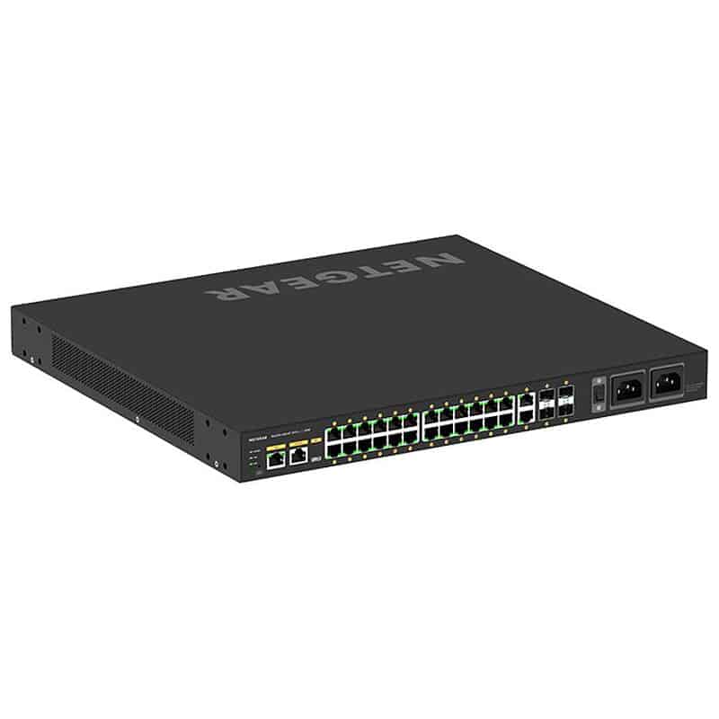 GSM4230UP-100AJS PoE++(1440W) 1Gポートx26 SFPスロットx4 フルマネージスイッチ