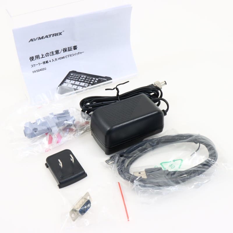 HVS0402U [スケーラー搭載 4 入力 HDMI ビデオスイッチャー]