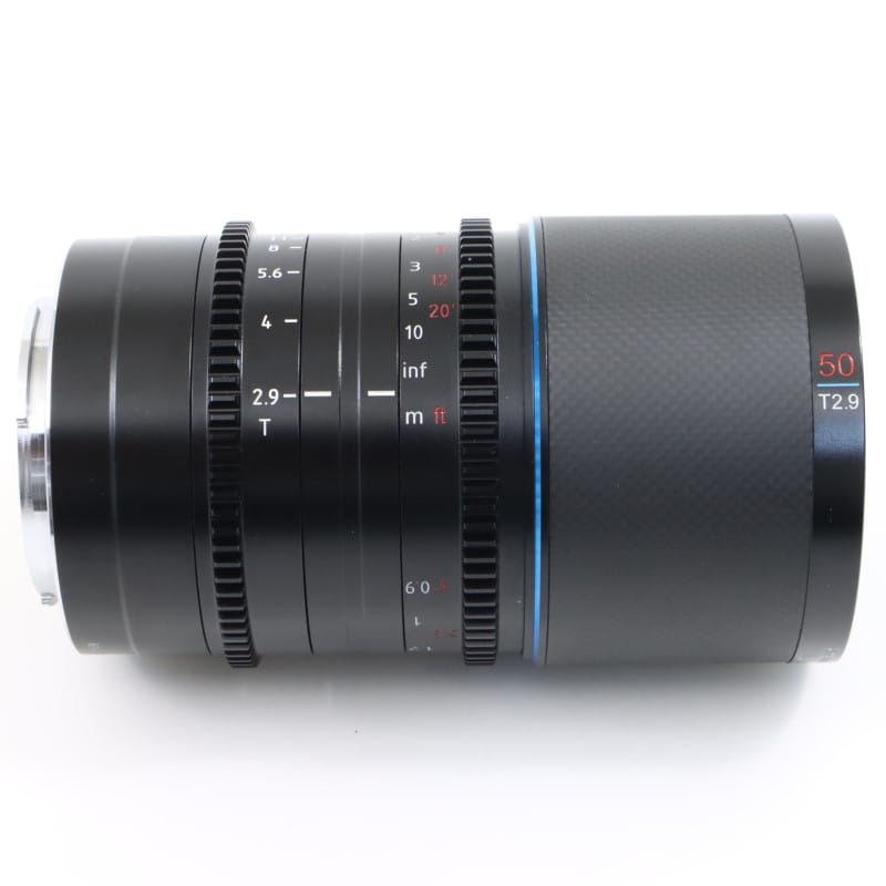 50mm T2.9 Full カーボン アナモルフィックレンズ E/ブルー Saturn E50B-JP