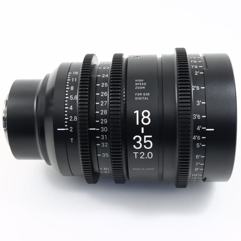 18-35mm T2/E feet [High Speed Zoom Line 18-35mm T2 Eマウント フィート表示]