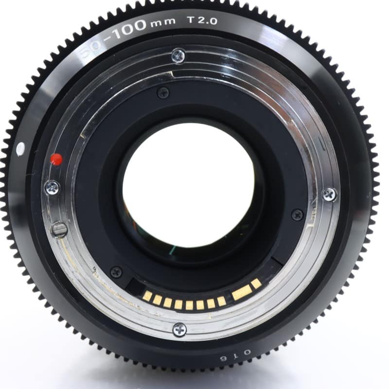 50-100mm T2/EF feet [High Speed Zoom Line 50-100mm T2 EFマウント フィート表示]