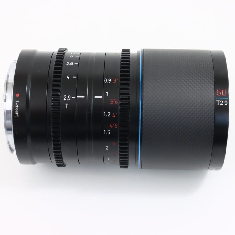 50mm T2.9 Full カーボン アナモルフィックレンズ L/ブルー Saturn L50B-JP