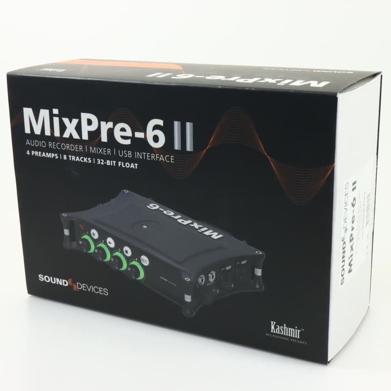MixPre-6Ⅱ [6入力/ 8tracks ポータブルミキサー&レコーダー]