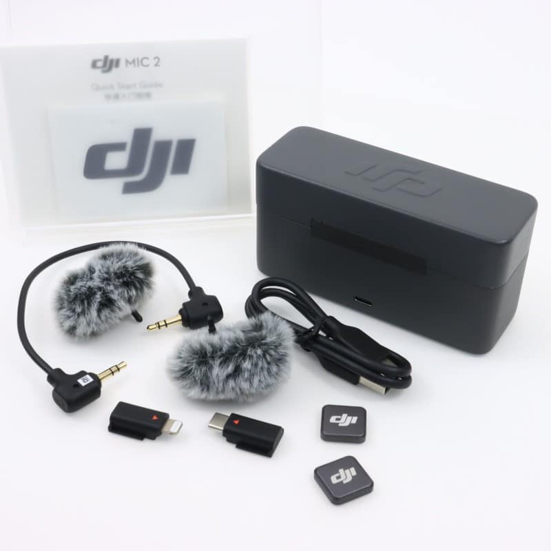 DM1021 [DJI Mic 2 (トランスミッター×2 + レシーバー×1 + 充電ケース)]