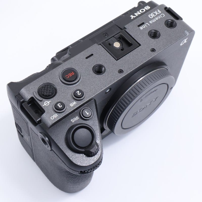 美品／SONY Cinema Line FX30 （ハンドルユニット同梱モデル） SONY FX30 XLRハンドルユニット同梱モデル ILME-FX30 ABランク 中古