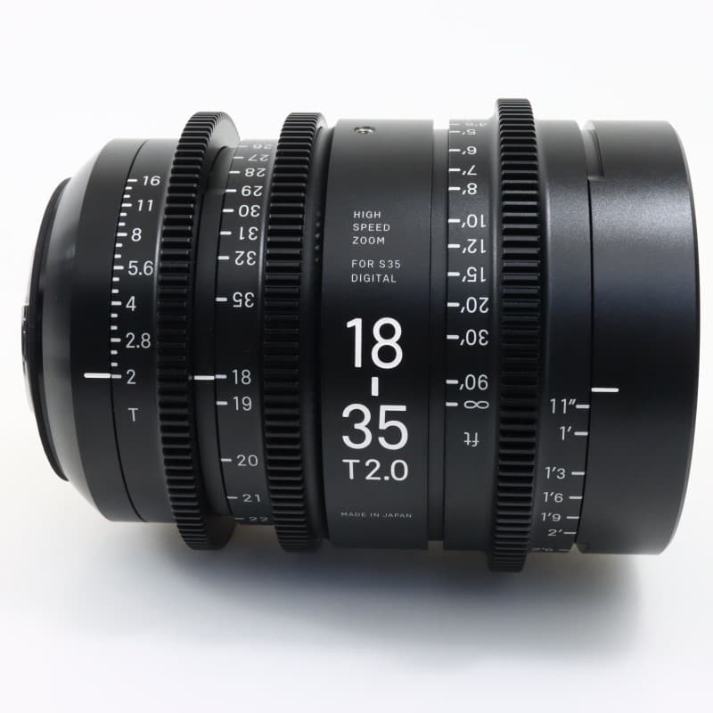 18-35mm T2/EF feet [High Speed Zoom Line 18-35mm T2 EFマウント フィート表示]