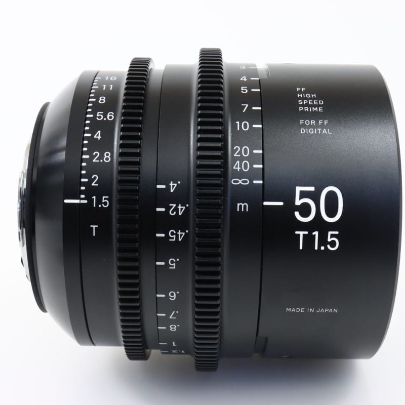 50mm T1.5 FF/EF meter [FF High Speed Prime Line EFマウント メートル表示]
