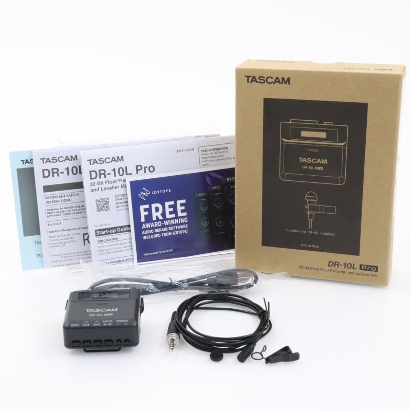 DR-10L Pro [32-Bit Float Field Recorder and Lavalier Mic]