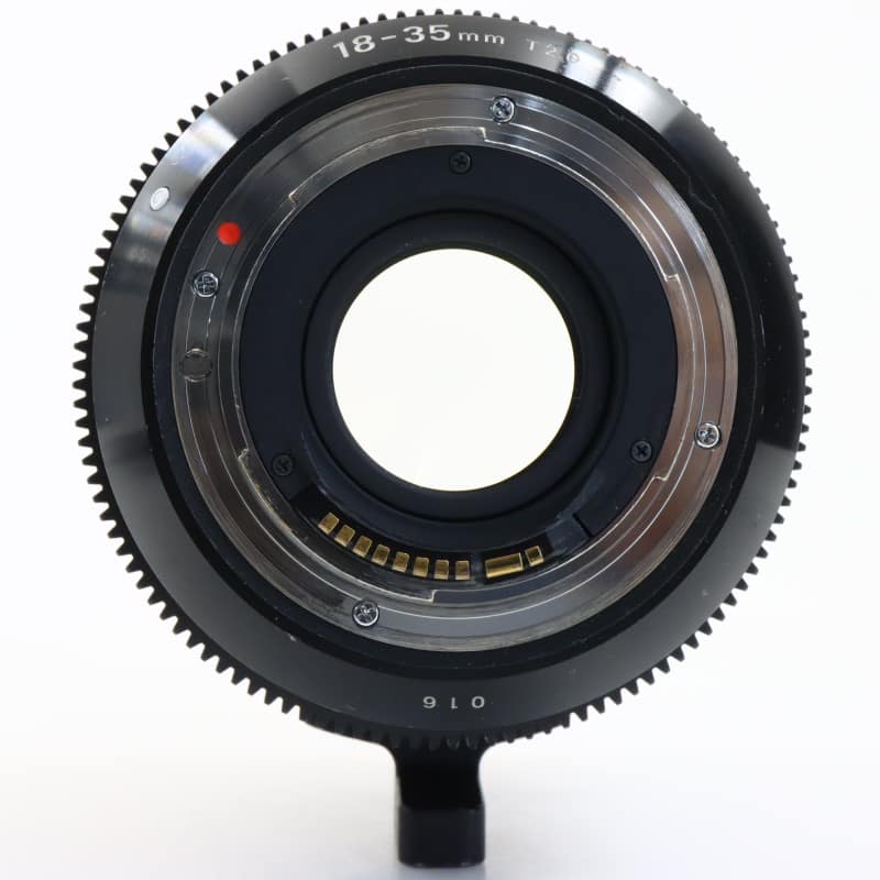 18-35mm T2/EF feet [High Speed Zoom Line 18-35mm T2 EFマウント フィート表示]