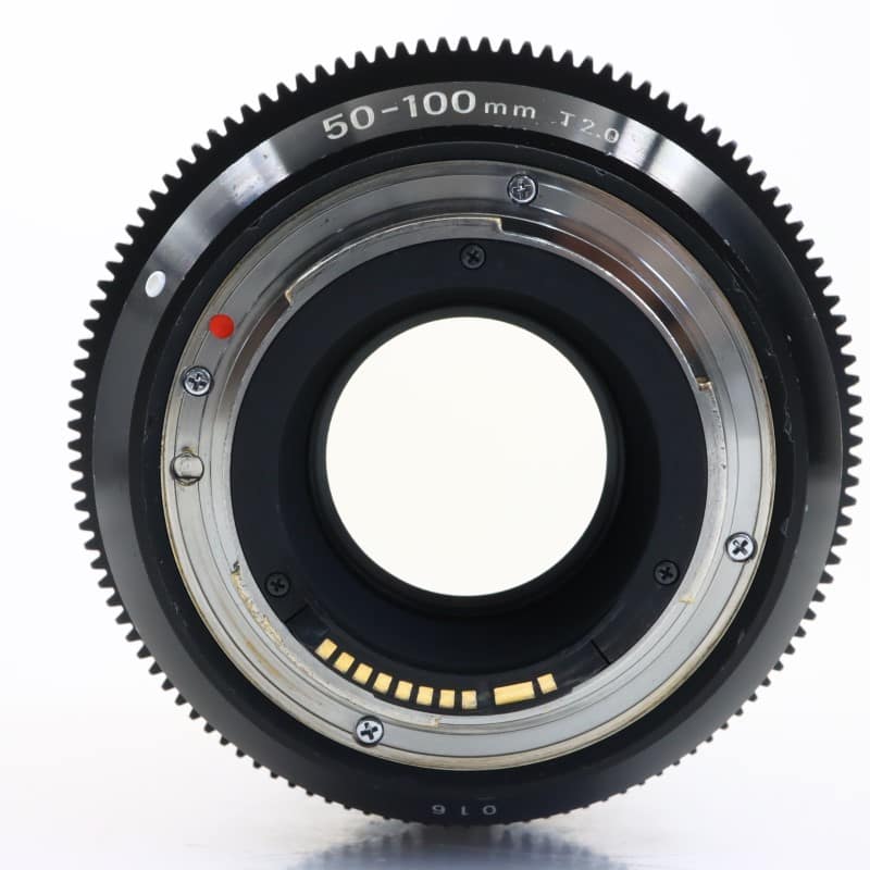 50-100mm T2/EF feet [High Speed Zoom Line 50-100mm T2 EFマウント フィート表示]