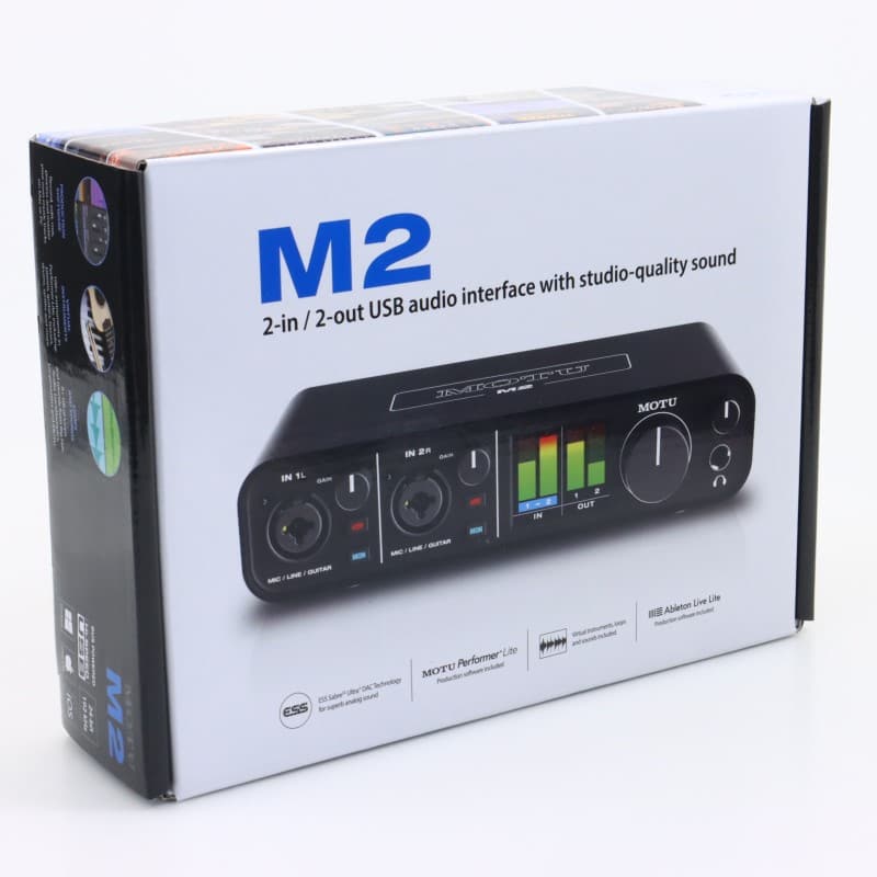 M2 [2in 2out オーディオインターフェイス]