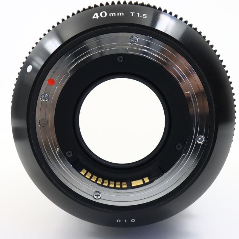 40mm T1.5 FF/EF feet [FF High Speed Prime Line EFマウント フィート表示]