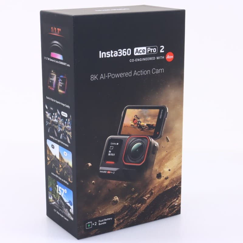 Insta360 Ace Pro 2 デュアルバッテリー ミッドナイトブラック CINSBBGA-DB