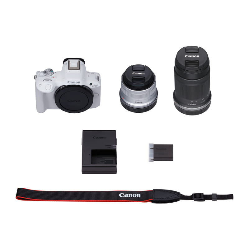 EOS R50 ダブルズームキット ホワイト