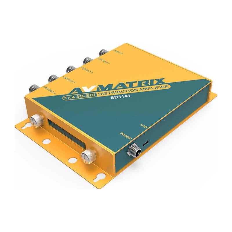 SD1141 リクロック搭載 3G-SDI 4 分配器