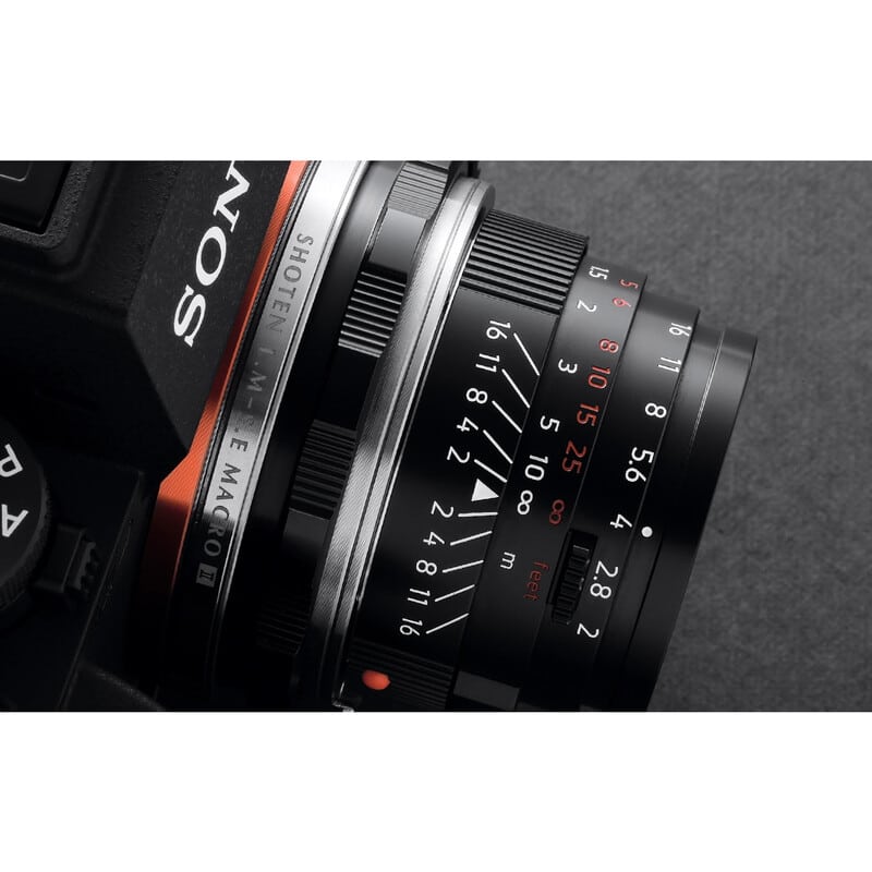 LM-SE M II （ライカMマウントレンズ → ソニーEマウント変換） ヘリコイド付き マウントアダプター(ブラック)