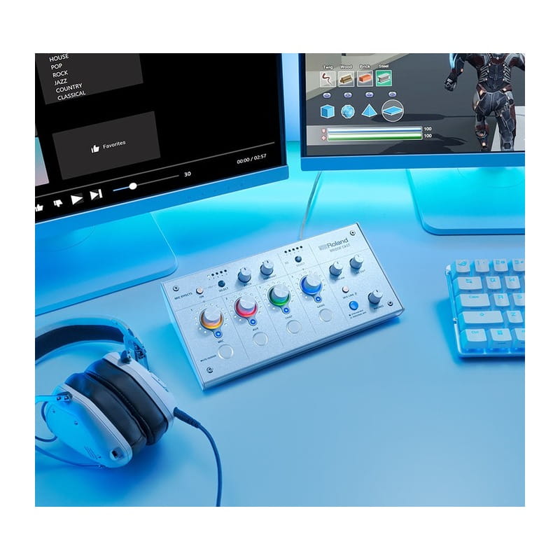 BRIDGE CAST ICE WHITE(BRC-WH) ゲーミング・オーディオミキサー