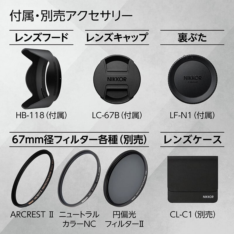 NIKKOR Z DX 16-50mm f/2.8 VR（2025年10月31日発売予定）