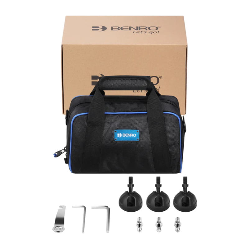 Benro HH100AV ハイハット ミニビデオ三脚アルミニウム 100mm 2セグメント
