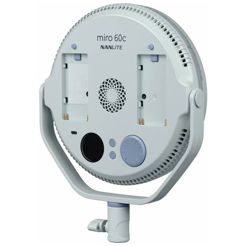 miro 60c フルカラー丸型パネルライト（ミントブルー）