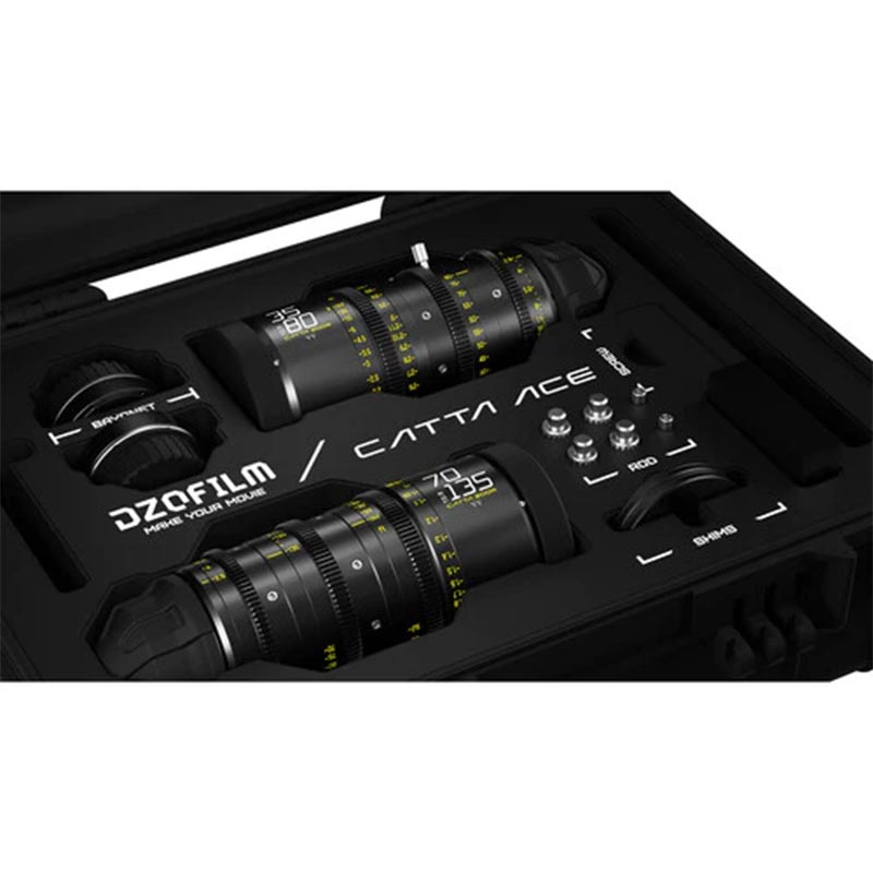 Catta Ace Zoom 35-80mm & 70-135mm T2.9 PL/EFマウント ブラック 保護ケース付 DZO-FFCattaA-BUNDLE