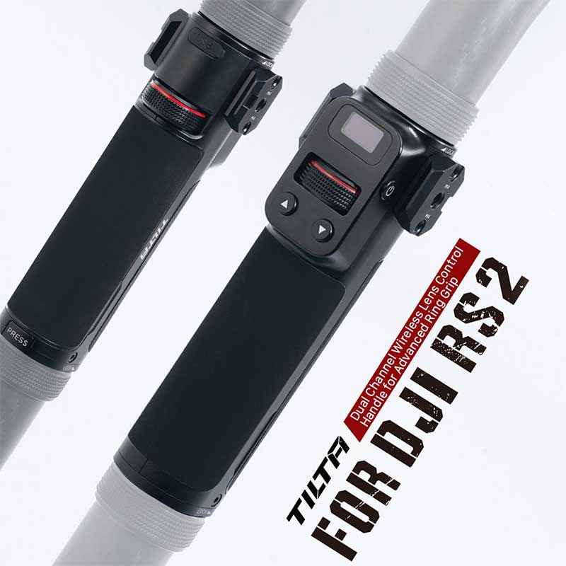 Dual Channel Wireless Lens Control Handle for Advanced Ring Grip TGA-ARG-WCH