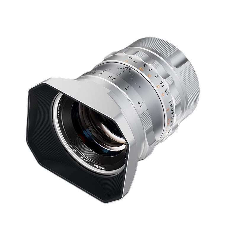 Simera 35mm F1.4 ライカ Mマウント シルバー