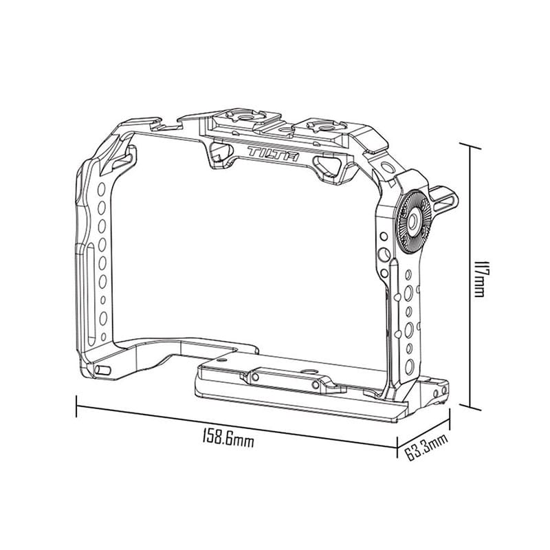 Full Camera Cage for Canon R5C - Black TA-T32-FCC-B