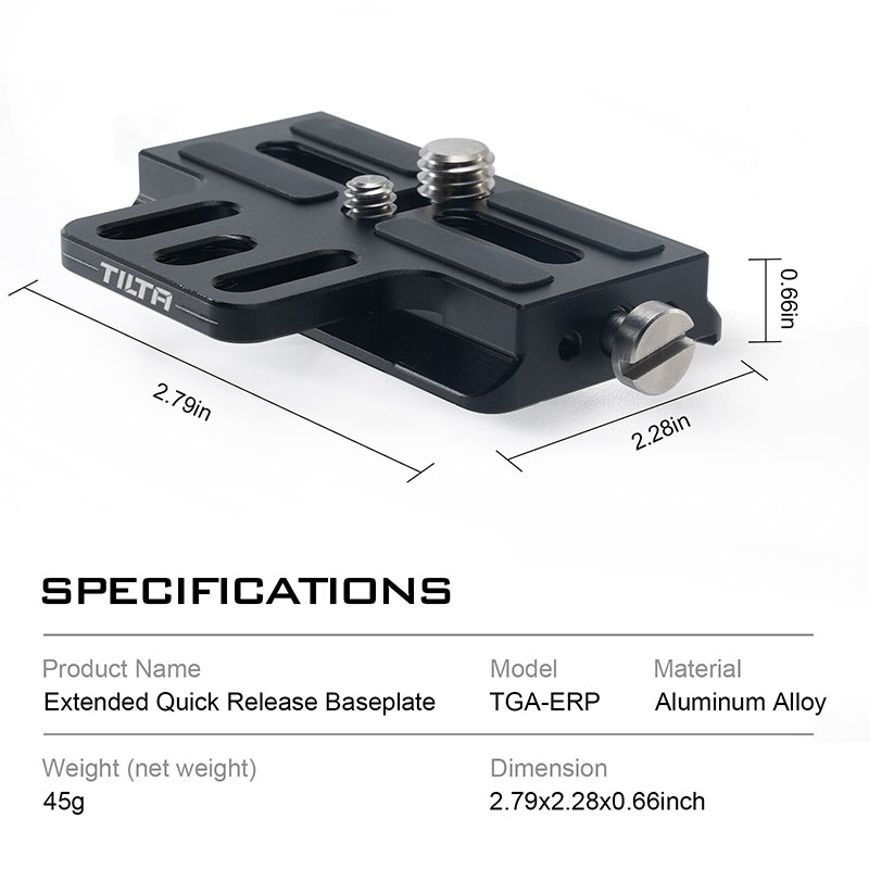 Extended Quick Release Baseplate TGA-ERP