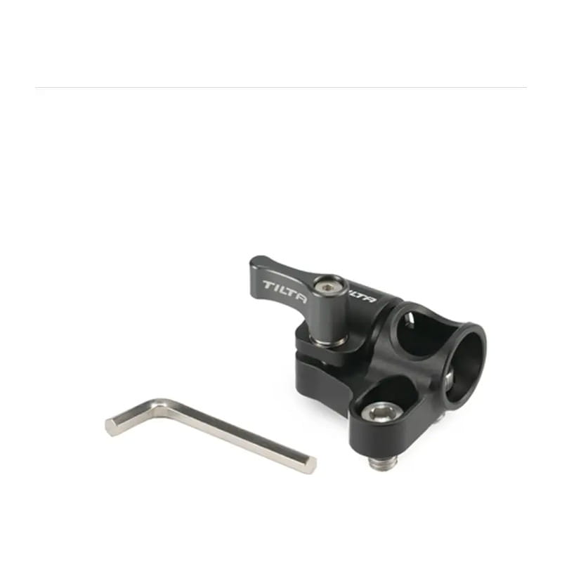15mm Rod Holder to Dual 1/4-20 Adapter - Black TA-15RH-D1420-B