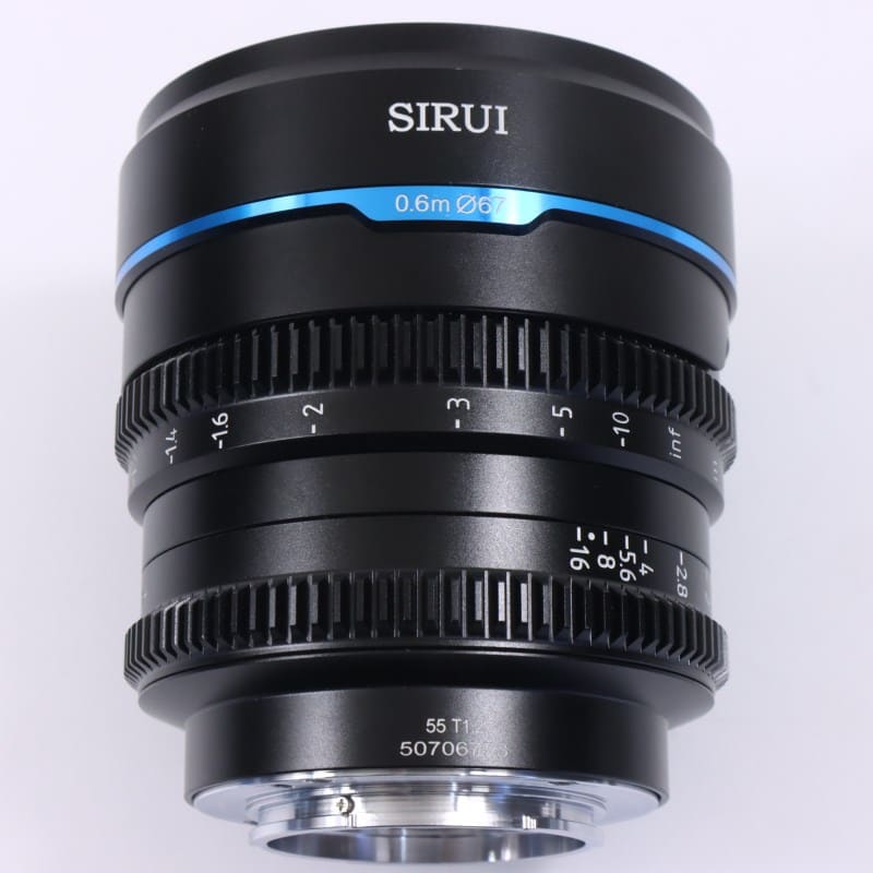 SIRUI 55mm T1.2 APS-C/S35 シネマレンズ X/ブラック MS55X-B-JP AB