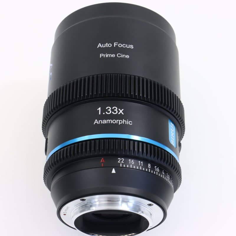 オートフォーカスアナモルフィックレンズ T1.8 S35 40mm E/ブルー 40AF133X-EB-JP